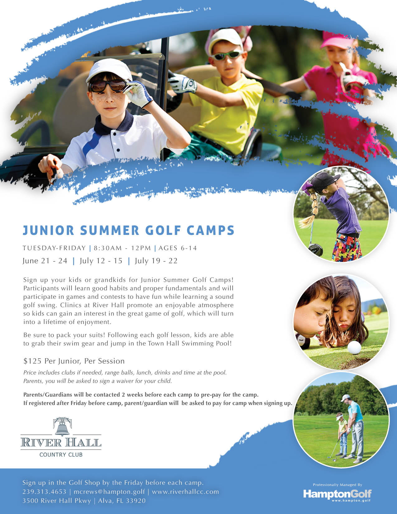 RH Junior Summer Golf Camps 2022 EMAIL