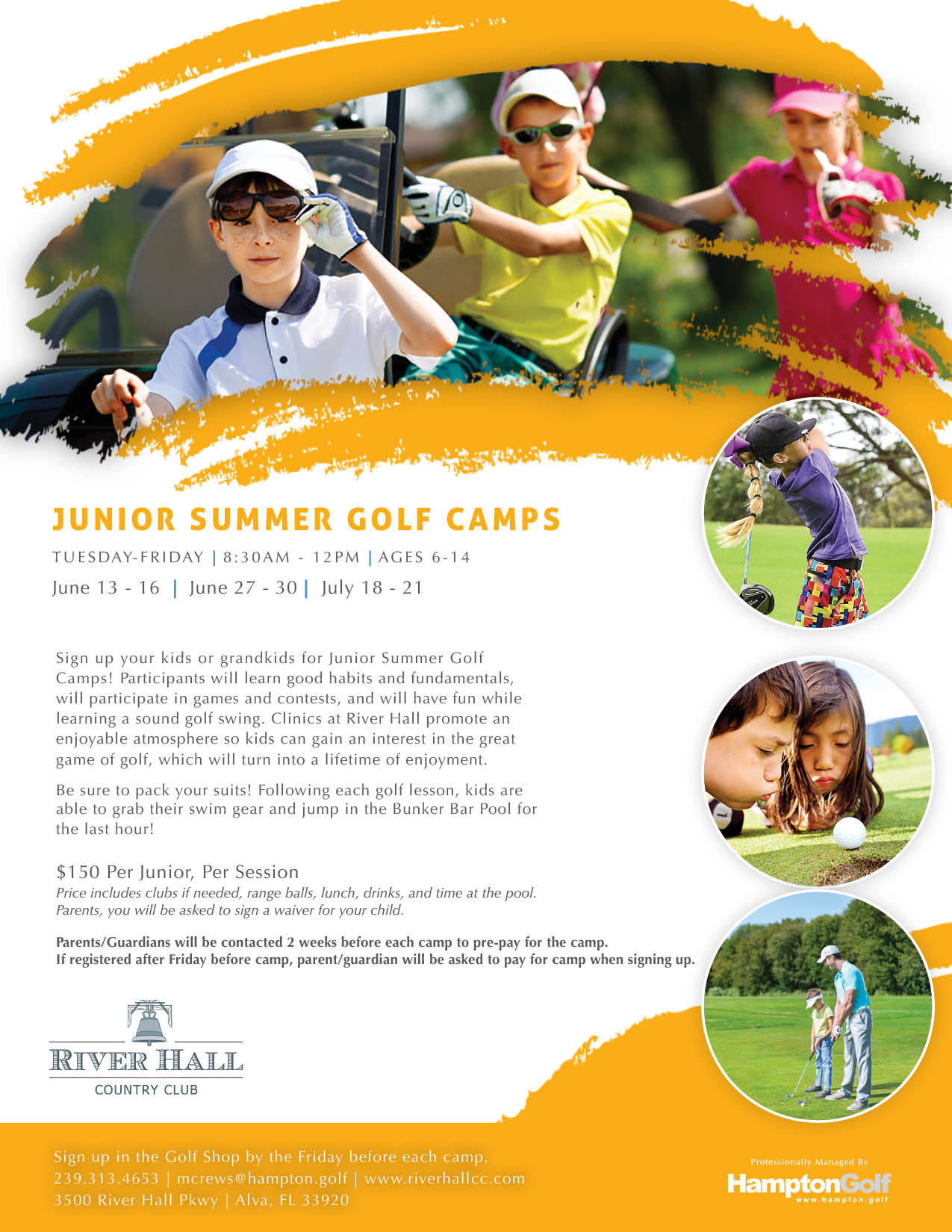 RH Junior Summer Golf Camps 2023 EMAIL